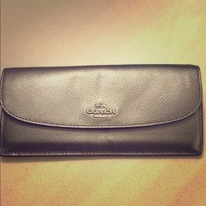 Coach wallet in anthracite gray AUTHENTIC